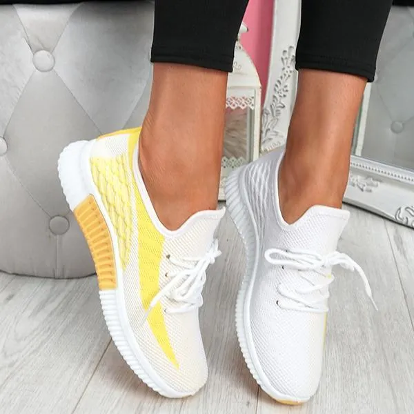 Women's Breathable Lightweight Lace-Up Sneakers