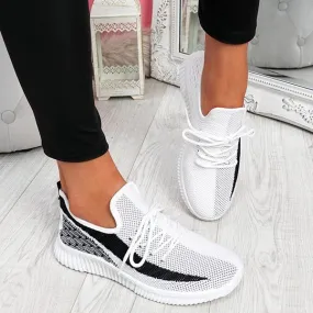 Women's Breathable Lightweight Lace-Up Sneakers