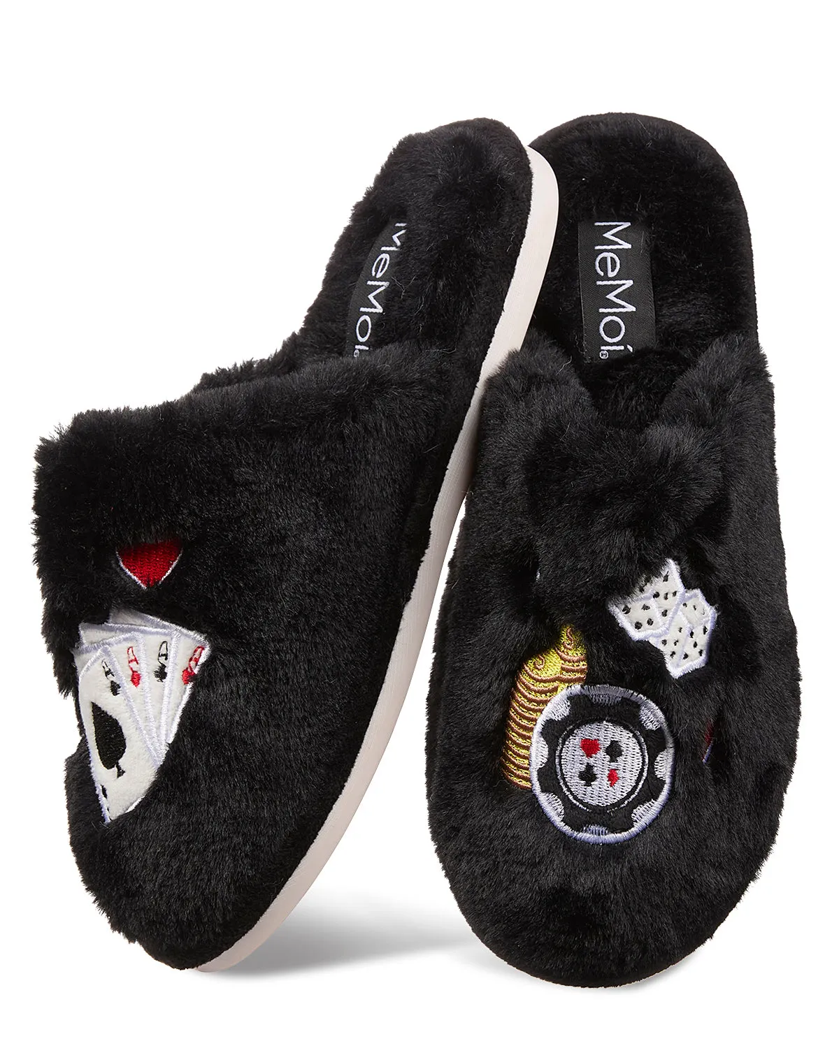 Women's Casino Plush Memory Foam Slippers
