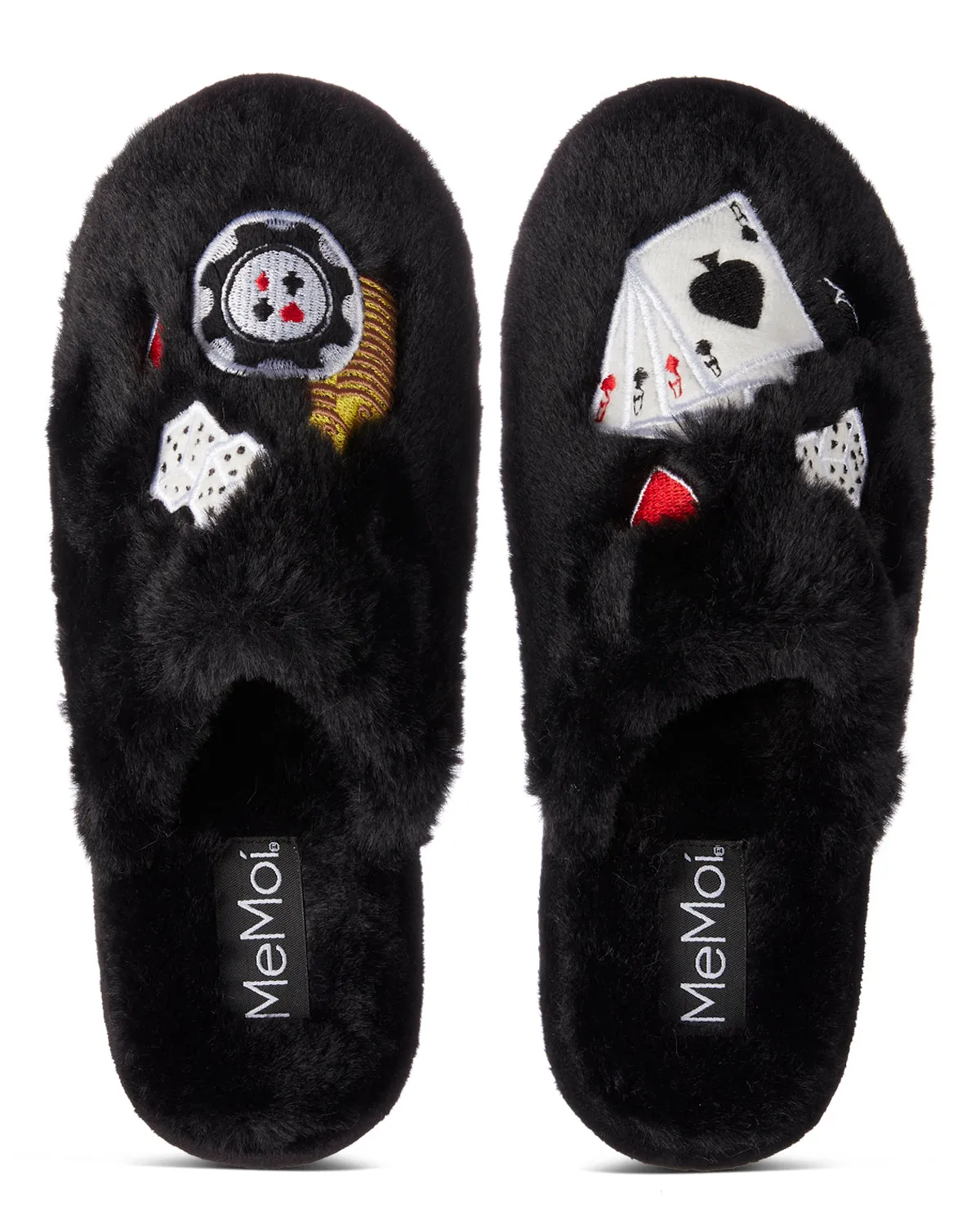 Women's Casino Plush Memory Foam Slippers