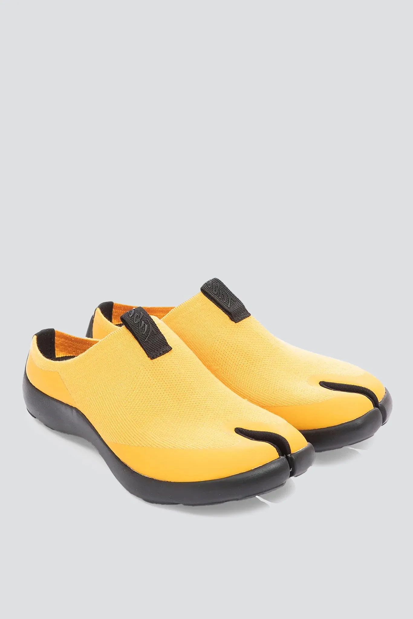 Yellow/Black Tabi Mules