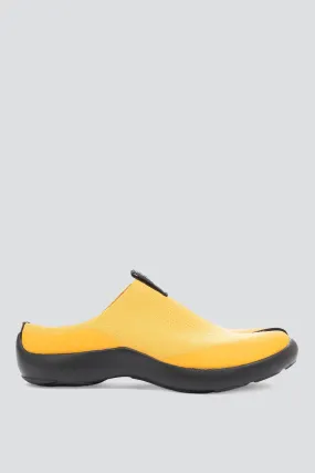Yellow/Black Tabi Mules