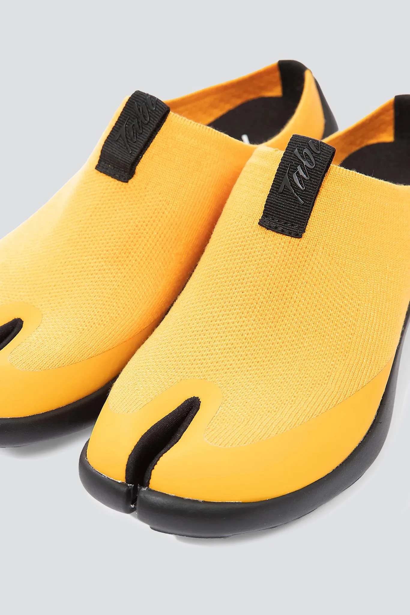 Yellow/Black Tabi Mules